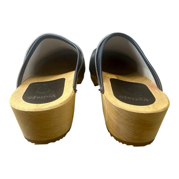 VOLLSJO ORIGINAL SWEDISH DESIGN CLOGS NAVY BLUE WOMENS SIZE 41 (11) - Picture 4 of 10
